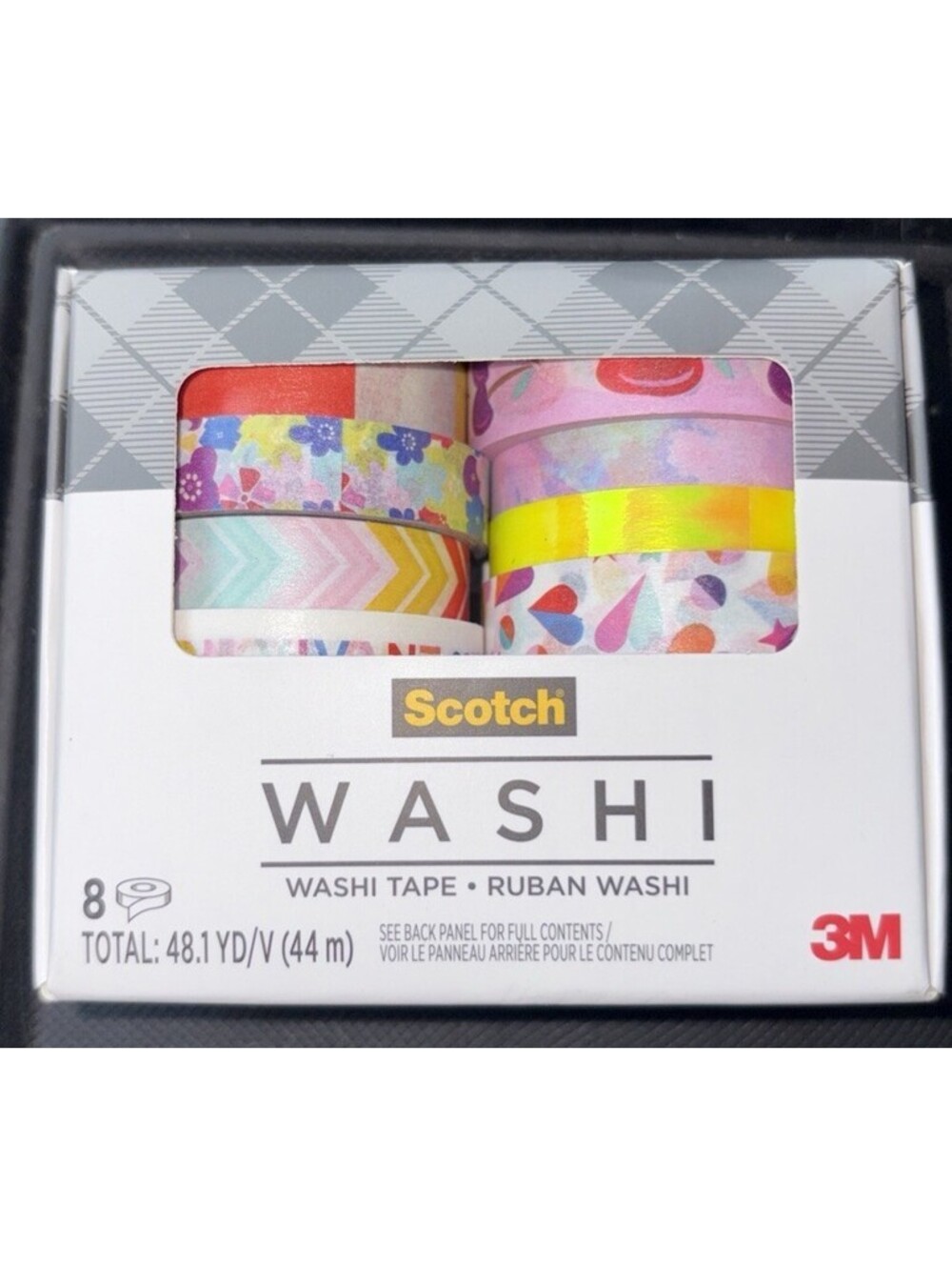 8 Rolls Scotch Washi Tape - Scotch Expressions Washi Tape -